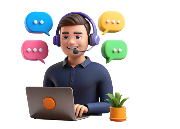 customer support 3d model