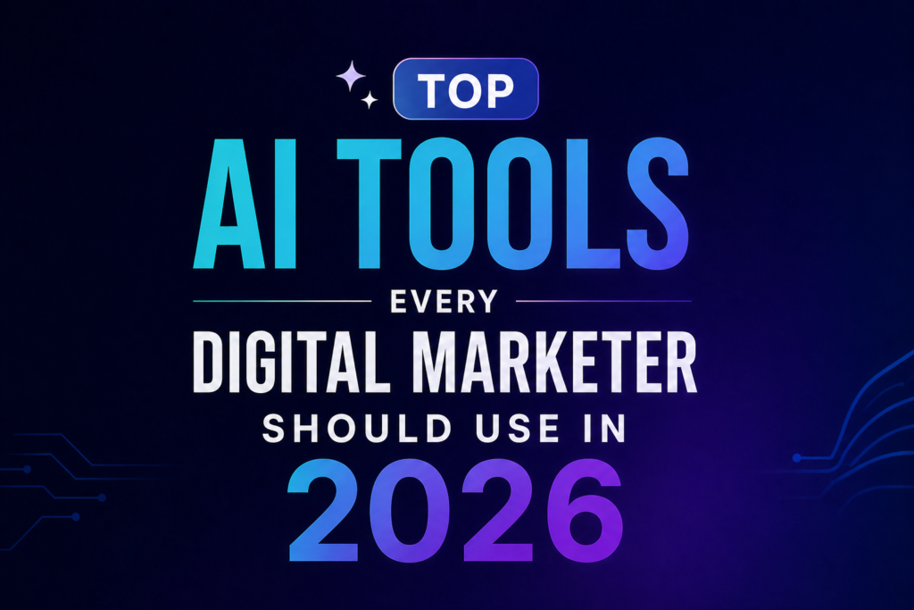 AI tools for digital marketing 2026