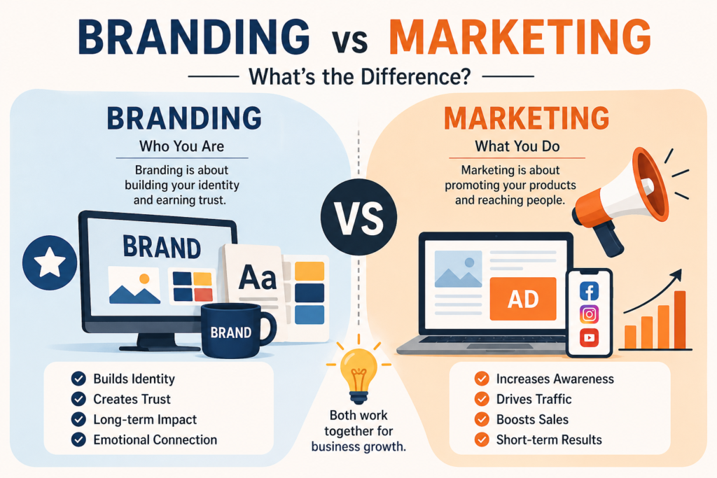 branding vs marketing