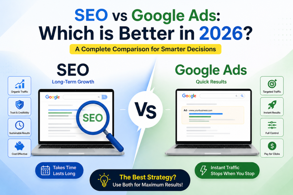 SEO vs Google Ads 2026