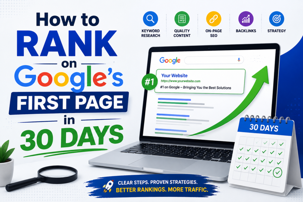 how to rank on Google fast