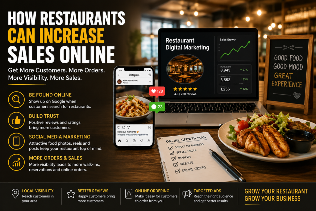 How Restaurants Can Increase Sales Online