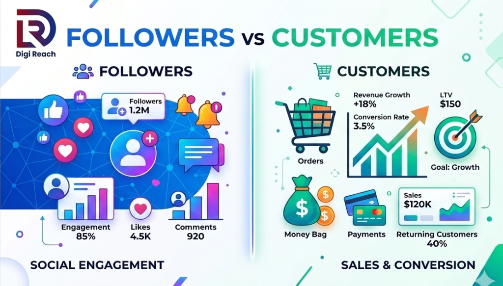 Followers vs Customers